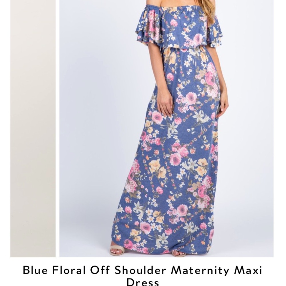 Pink Blush | Maternity Maxi Dress